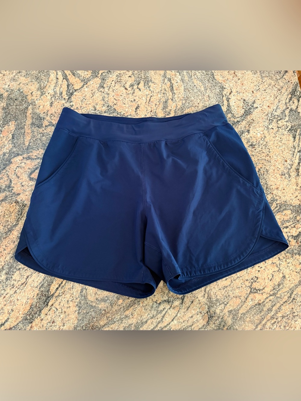 Lands' End Women's Blue Quick Dry Board Shorts Size 12
